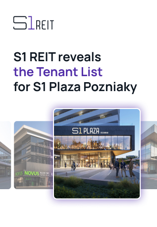 S1 REIT is raising investments for the fourth shopping center in the S1 Plaza network in Kyiv