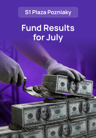 S1 Plaza Pozniaky: July performance report